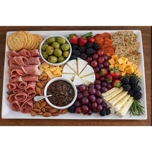 15x9.5 white porcelain platter - Home